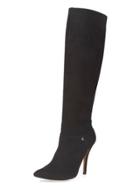 Dorothy Perkins *ravel Black Over The Knee Heeled Boots