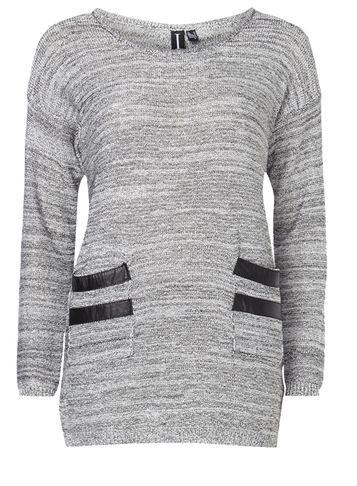 Dorothy Perkins *izabel London Light Grey Jumper
