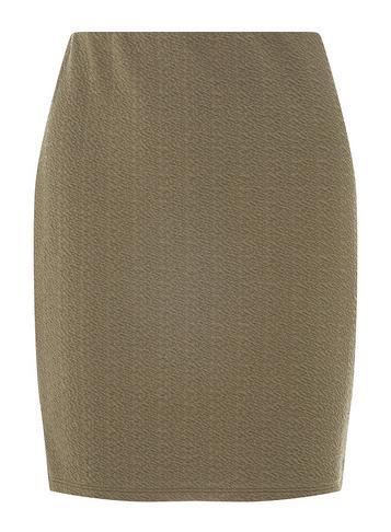 Dorothy Perkins Khaki Textured Mini Skirts