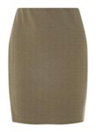Dorothy Perkins Khaki Textured Mini Skirts