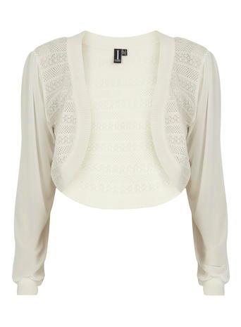 Dorothy Perkins *izabel London White Cardigan