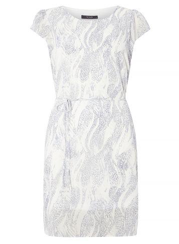 Dorothy Perkins *vila White Animal Dress