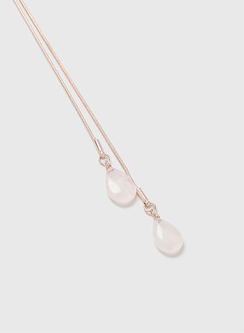 Dorothy Perkins Pink Semi Precious Necklace