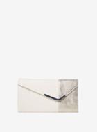 Dorothy Perkins White Half'n'half Clutch Bag