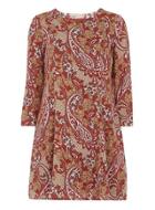 Dorothy Perkins *vero Moda Pink Paisley Swing Dress