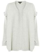 Dorothy Perkins *dp Curve Grey Frill Shoulder Cardigan