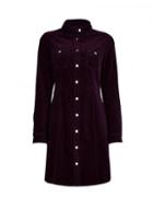 Dorothy Perkins Purple Corduroy Shirt Dress