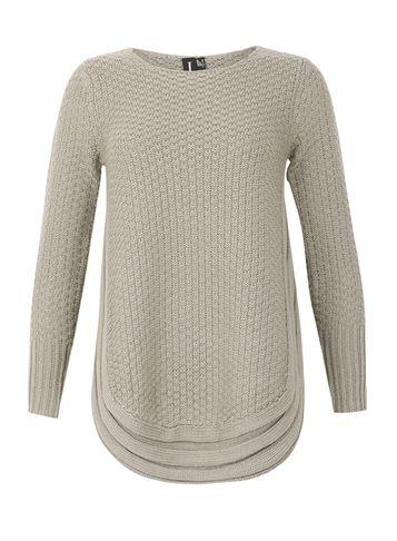 Dorothy Perkins *izabel London Grey Long Sleeve Top