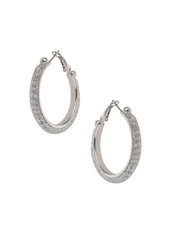 Dorothy Perkins White Mesh Hoops