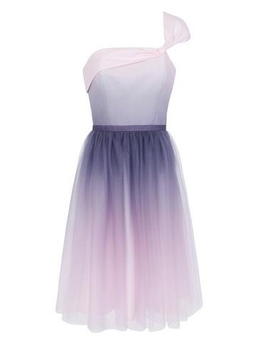 *chi Chi London Ombre Mesh Midi Dress
