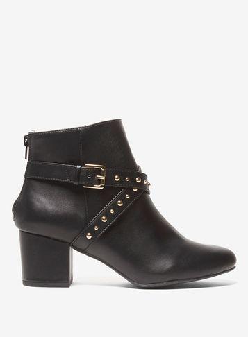 Dorothy Perkins Widefit Black 'aliyah' Ankle Boots