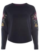 Dorothy Perkins *only Blue Embroidered Jumper