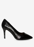 Dorothy Perkins Wide Fit Black Ezzy Sequin Court Shoes