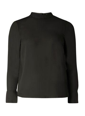 Dorothy Perkins Petite Black High Neck Top