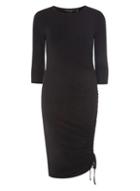 Dorothy Perkins Black Channel Side Bodycon Dress