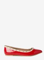 Dorothy Perkins Red Pu Holly Studded Pumps