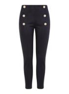 *girls On Film Black Button Leggings