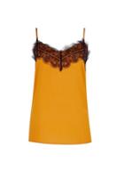 Dorothy Perkins Yellow Lace Camisole Top