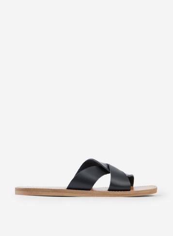 Dorothy Perkins Black Fawcett Mules
