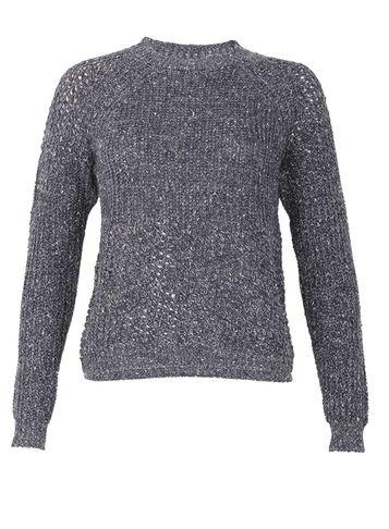 Dorothy Perkins *izabel London Navy Long Sleeve Jumper