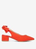 Dorothy Perkins Orange Microfibre Gossip Court Shoes