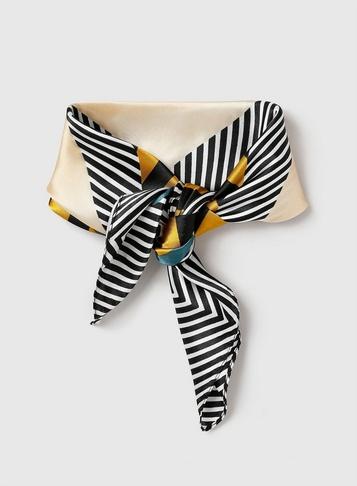 Dorothy Perkins Black Geometric Stripe Print Headband