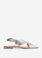 Dorothy Perkins Silver Fae Elastic Sandals.