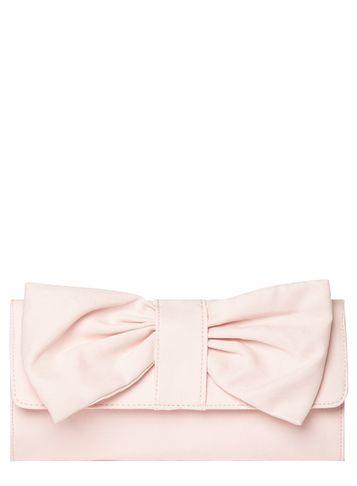 Dorothy Perkins Pink Bow Clutch