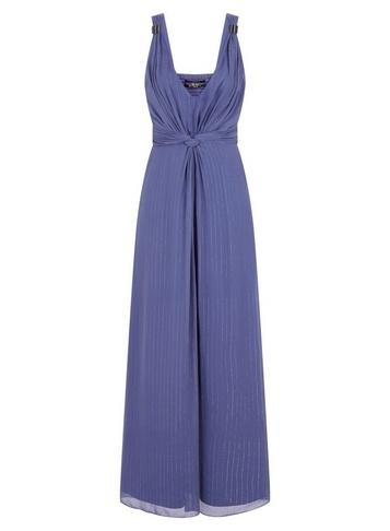 *little Mistress Lavender Gunmetal Lavender Maxi Dress