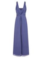 *little Mistress Lavender Gunmetal Lavender Maxi Dress