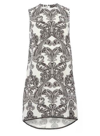 Dorothy Perkins Print High Low Hem Shift Dress