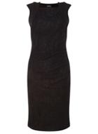 Dorothy Perkins *feverfish Black Lace Pleated Dress