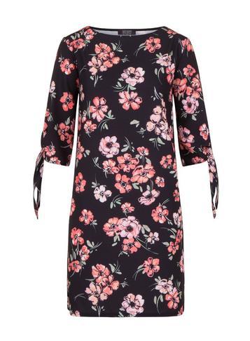 Dorothy Perkins *girls On Film Black Floral Shift Dress