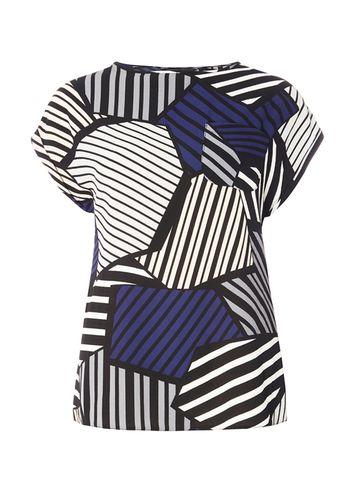 Dorothy Perkins Geo Zip Back Tee