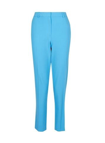 Dorothy Perkins *tall Blue Shorter Length Ankle Grazer Trousers