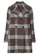 Dorothy Perkins Red Check Dolly Coat