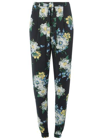 Dorothy Perkins *tall Ellen Floral Print Tie Waist Joggers