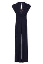 Dorothy Perkins *little Mistress Navy Pleat Jumpsuit