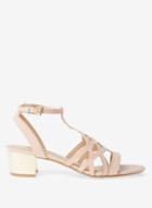 Dorothy Perkins Nude 'sarah' Heeled Sandals