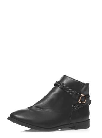 Dorothy Perkins Black 'bumble' Plaited Boots