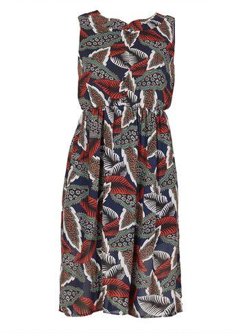 Dorothy Perkins *black Patterned Midi Dress