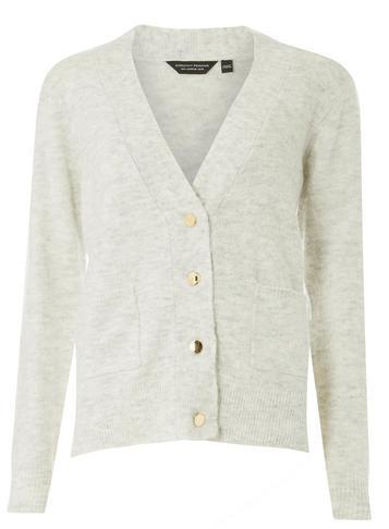 Dorothy Perkins Grey Boxy Cardigan