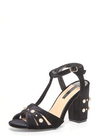 Dorothy Perkins Black 'bonnie' Heeled Sandals