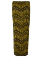 Dorothy Perkins Chartreuse And Black Maxi Skirt