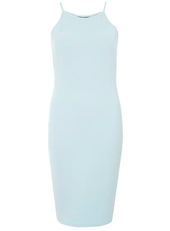 Dorothy Perkins Aqua High Neck Bodycon Dress