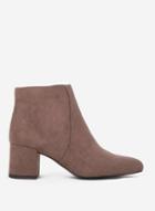 Dorothy Perkins Taupe Amber Ankle Black High Heel Boots