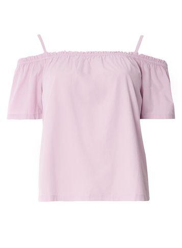 Dorothy Perkins Lilac Frill Cold Shoulder Top