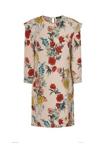 Dorothy Perkins *girls On Film Multi Coloured Floral Print Shift Dress