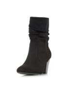 Dorothy Perkins *head Over Heels By Dune Black Ronni Heeled Boots