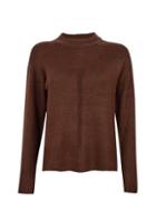 Dorothy Perkins Chocolate Spandex Step Hem Jumper